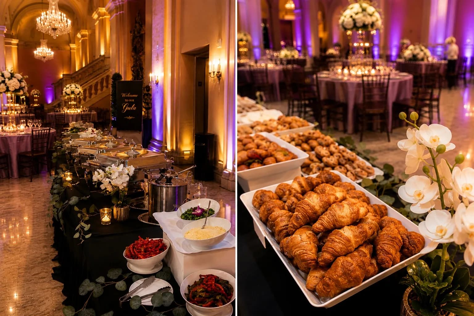 KMR Gourmet production catering buffet spread for a Los Angeles crew